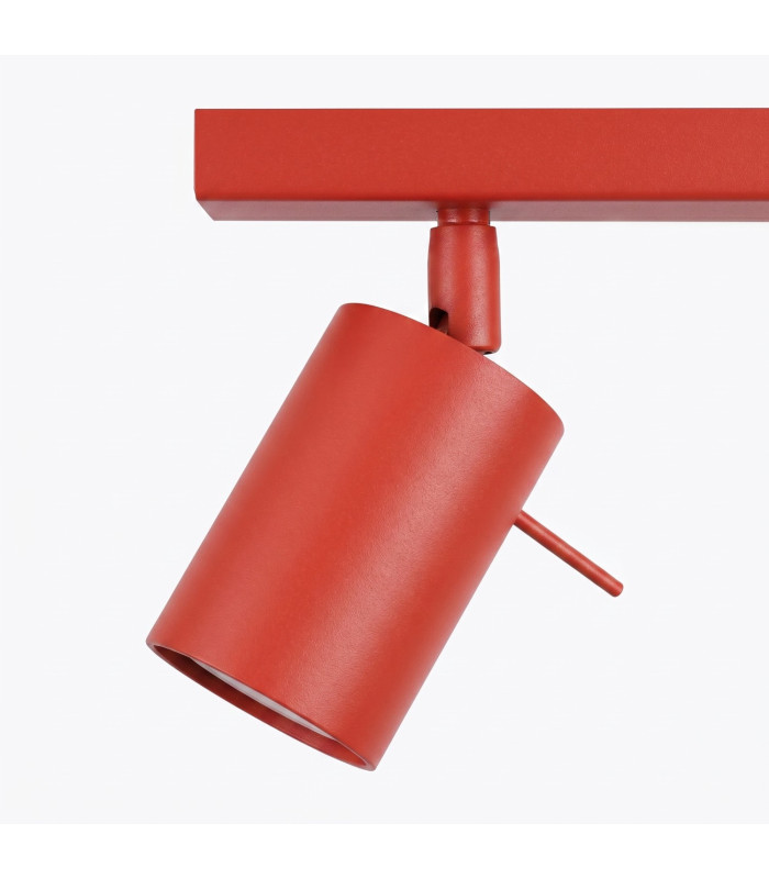Ring Twin Ceiling Spotlight Red 2x GU10-8