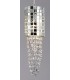 Ceiling Pendant 3 Light G9 Line Polished Chrome, Mosaic Glass, Crystal - 6