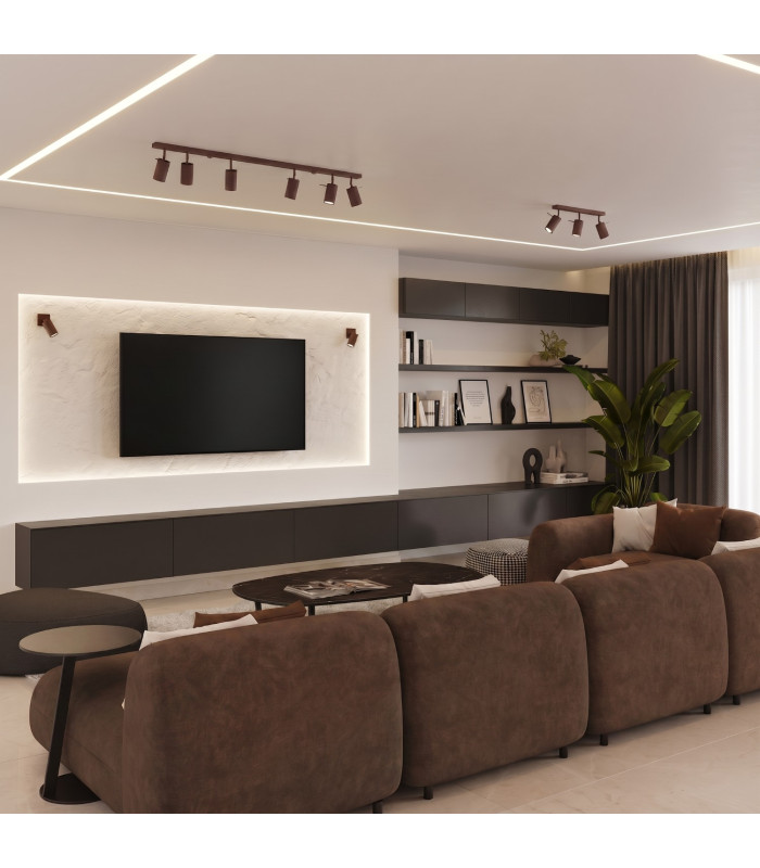 Ring Single Spotlight Brown 1x GU10-10
