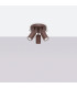 Ring Ceiling Spotlight Clusters Brown 3x GU10-2
