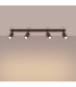 Ring Ceiling Spotlight Bar Brown 4x GU10-3