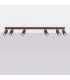 Ring Ceiling Spotlight Bar Brown 6x GU10-2