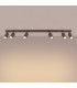 Ring Ceiling Spotlight Bar Brown 6x GU10-3
