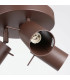 Ring Ceiling Spotlight Clusters Brown 3x GU10-5