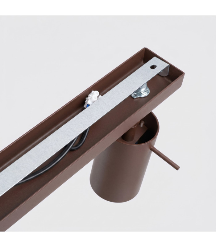 Ring Ceiling Spotlight Bar Brown 6x GU10-4