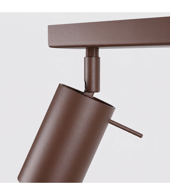 Ring Ceiling Spotlight Bar Brown 3x GU10-8