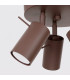 Ring Ceiling Spotlight Clusters Brown 3x GU10-7