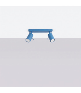 Ring Twin Ceiling Spotlight Blue 2x GU10-2
