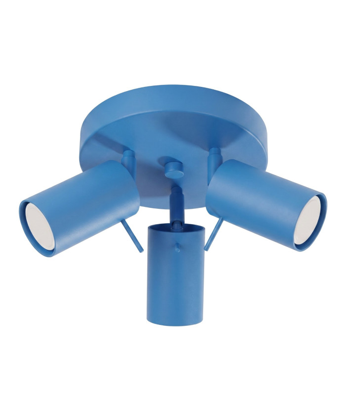 Ring Ceiling Spotlight Clusters Blue 3x GU10-1