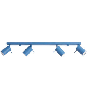 Ring Ceiling Spotlight Bar Blue 4x GU10-1