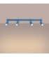 Ring Ceiling Spotlight Bar Blue 4x GU10-3