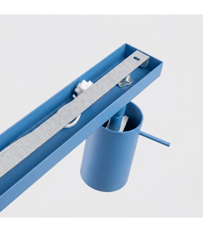 Ring Ceiling Spotlight Bar Blue 4x GU10-4