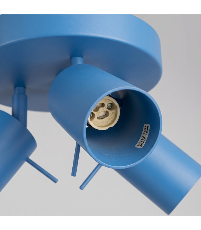 Ring Ceiling Spotlight Clusters Blue 3x GU10-5
