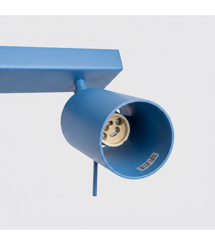 Ring Ceiling Spotlight Bar Blue 4x GU10-5