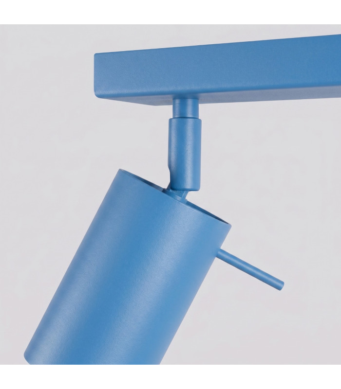 Ring Ceiling Spotlight Bar Blue 4x GU10-8