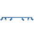 Ring Ceiling Spotlight Bar Blue 6x GU10-1