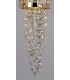 Ceiling Pendant 3 Light G9 Line Rose Gold, Mosaic Glass, Crystal - 8