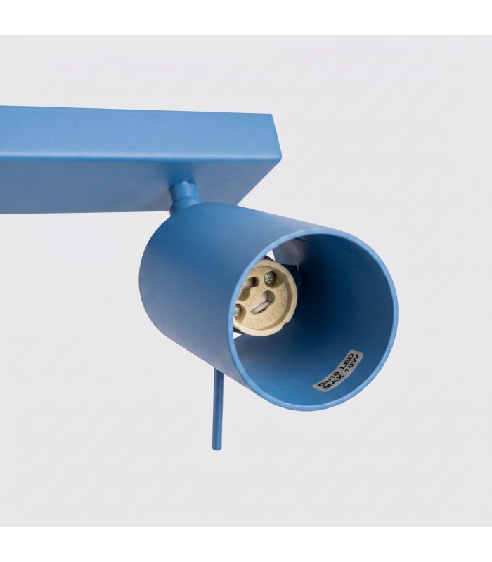 Ring Ceiling Spotlight Bar Blue 6x GU10-5