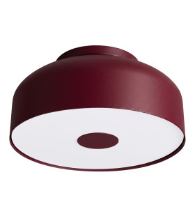 Omiq Cylindrical Ceiling Light Burgundy 4x E27-1