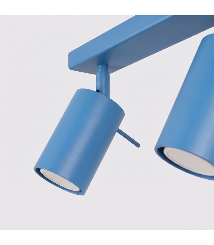 Ring Ceiling Spotlight Bar Blue 6x GU10-6