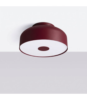 Omiq Cylindrical Ceiling Light Burgundy 4x E27-2