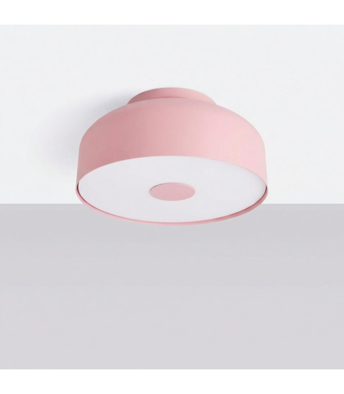 Omiq Cylindrical Ceiling Light Pink 4x E27-2