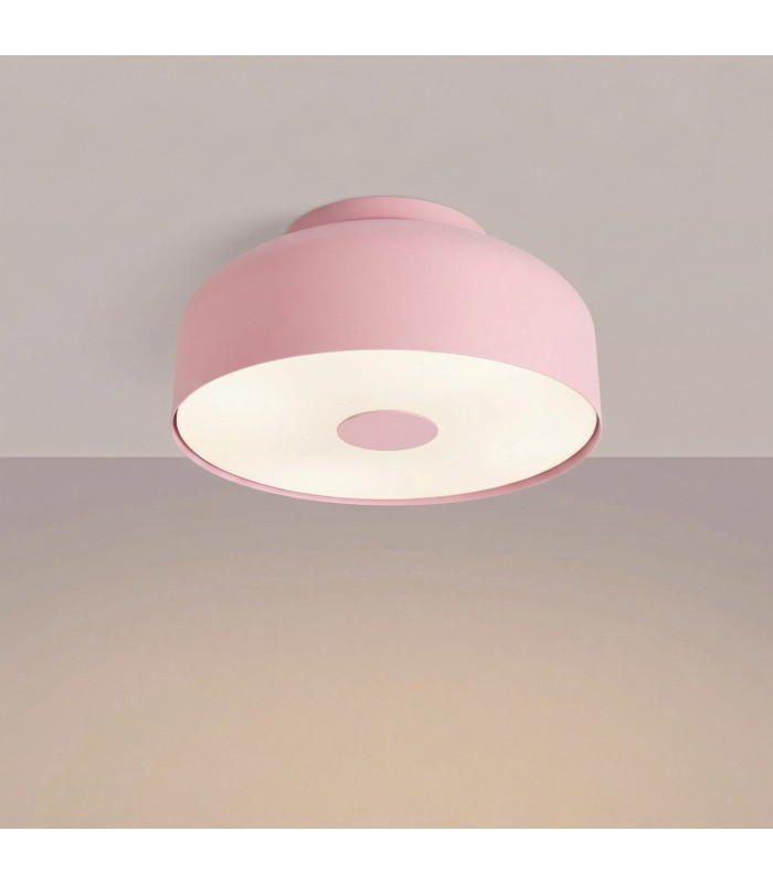 Omiq Cylindrical Ceiling Light Pink 4x E27-3