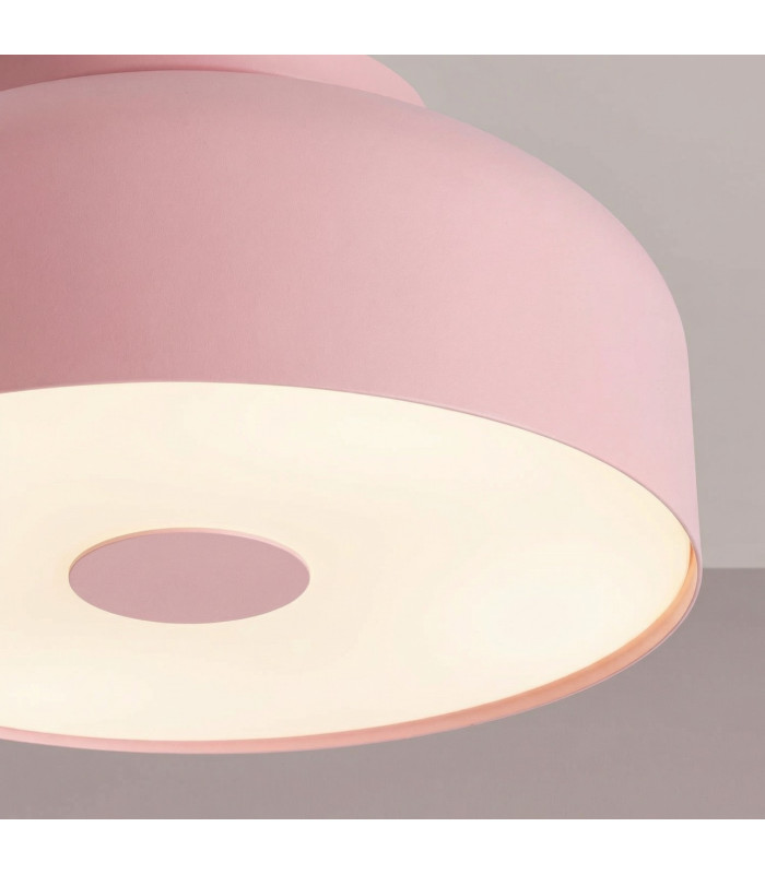 Omiq Cylindrical Ceiling Light Pink 4x E27-4