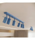 Ring Ceiling Spotlight Bar Blue 6x GU10-12