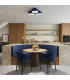 Omiq Cylindrical Ceiling Light Ultramarine 4x E27-11