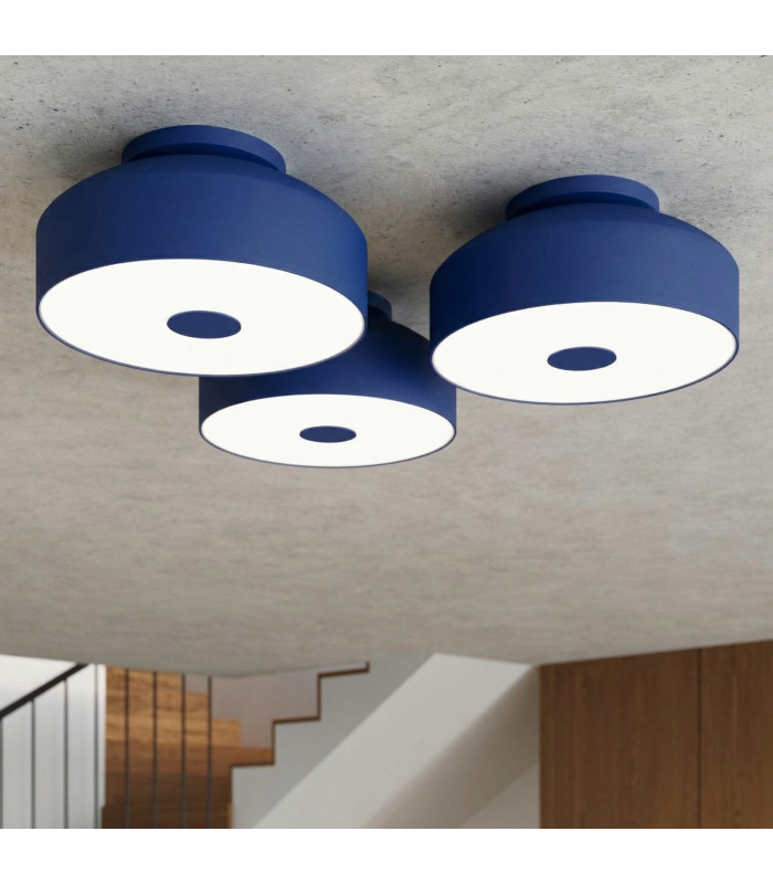 Omiq Cylindrical Ceiling Light Ultramarine 4x E27-12