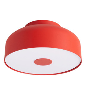 Omiq Cylindrical Ceiling Light Red 4x E27-1