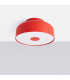 Omiq Cylindrical Ceiling Light Red 4x E27-2