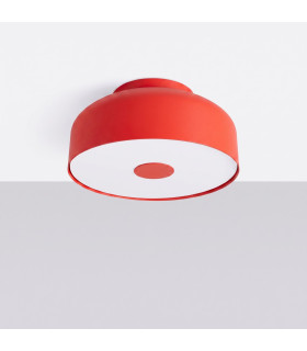 Omiq Cylindrical Ceiling Light Red 4x E27-2