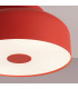 Omiq Cylindrical Ceiling Light Red 4x E27-4