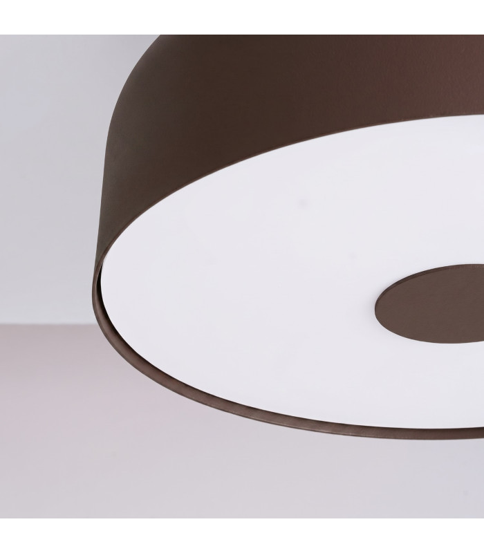 Omiq Cylindrical Ceiling Light Brown 4x E27-5