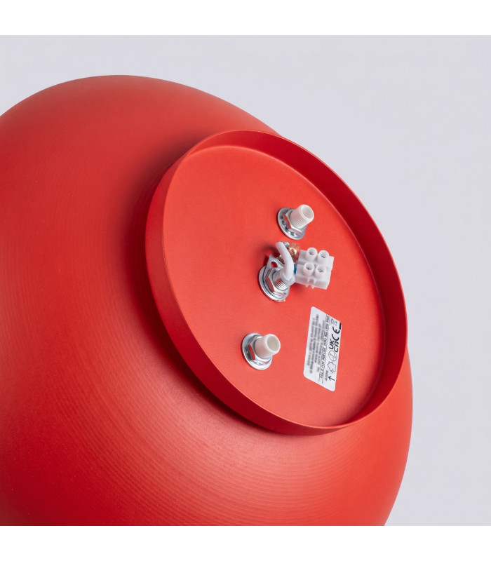 Omiq Cylindrical Ceiling Light Red 4x E27-6