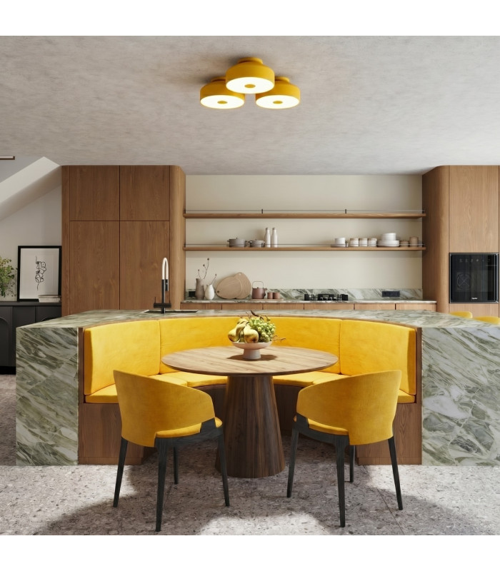 Omiq Cylindrical Ceiling Light Yellow 4x E27-11