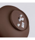 Omiq Cylindrical Ceiling Light Brown 4x E27-6
