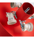 Omiq Cylindrical Ceiling Light Red 4x E27-7