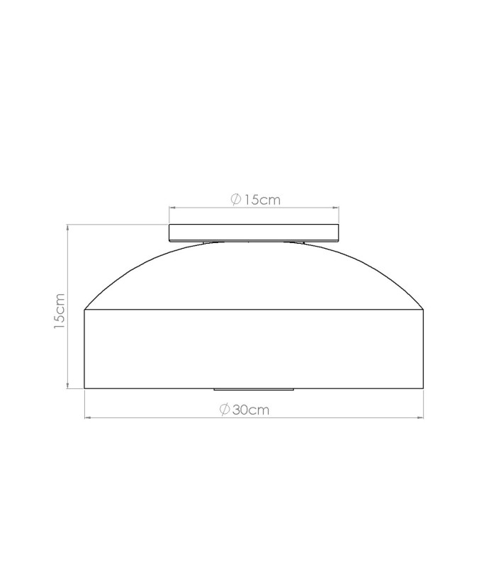 Omiq Cylindrical Ceiling Light Red 4x E27-8