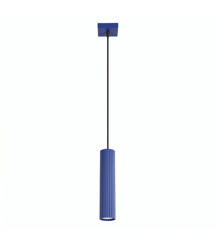 Karbon Slim Pendant Ceiling Light Ultramarine 1x GU10-1