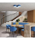 Omiq Cylindrical Ceiling Light Blue 4x E27-10