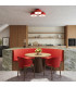 Omiq Cylindrical Ceiling Light Red 4x E27-11