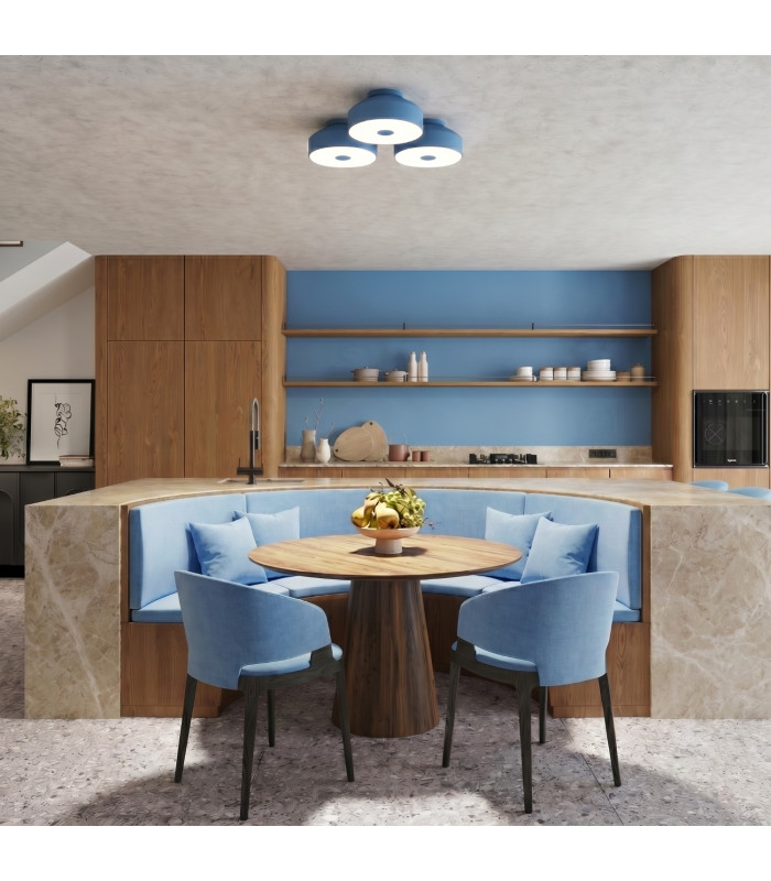 Omiq Cylindrical Ceiling Light Blue 4x E27-11