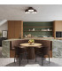 Omiq Cylindrical Ceiling Light Brown 4x E27-11