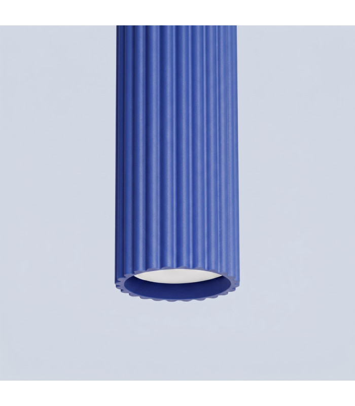 Karbon Slim Pendant Ceiling Light Ultramarine 1x GU10-5
