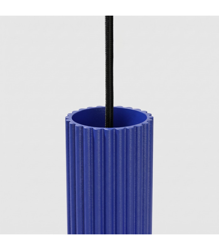 Karbon Slim Pendant Ceiling Light Ultramarine 1x GU10-6