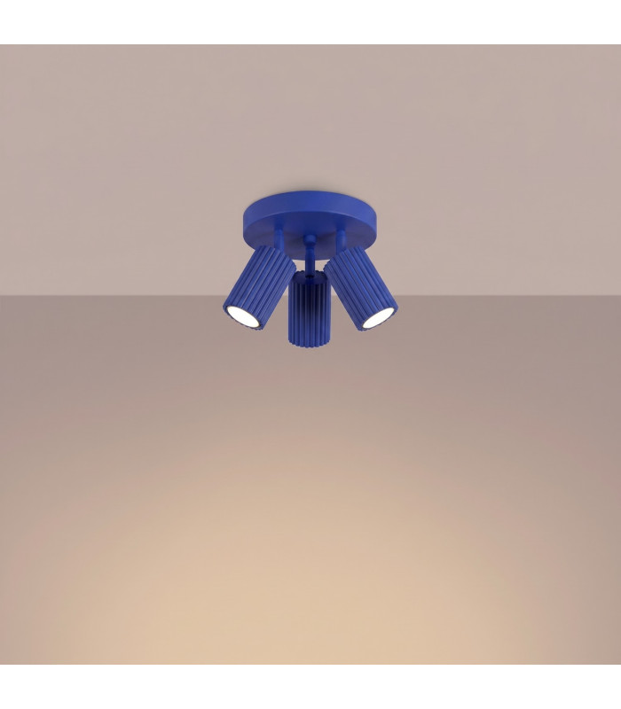 Karbon Ceiling Spotlight Clusters Ultramarine 3x GU10-3