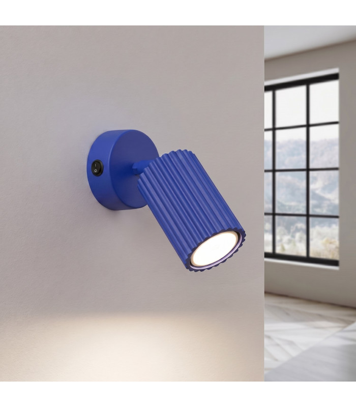 Karbon Single Spotlight with Switch Ultramarine 1x GU10-3